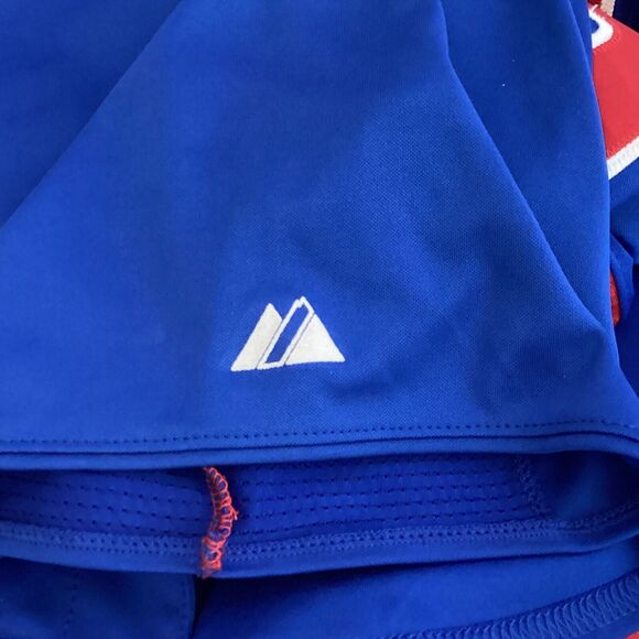 Majestic Authentic Chicago Cubs Jersey #64 Size 48 Cool Base MLB Blue Red - Picture 9 of 9